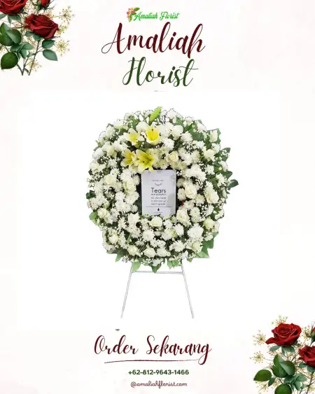 Krans Bunga Duka Fajar Mataram