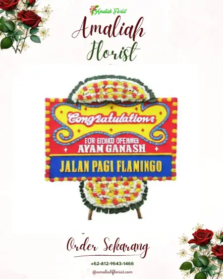Sewa Papan Bunga Fajar Mataram